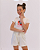 CONJUNTO INFANTIL BLUSA/SHORT MENINA VERÃO - MORANGUINHOS BERRY GOOD. - Imagem 4