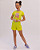 CONJUNTO INFANTIL BLUSA/SHORT MENINA VERÃO - FLAMINGO GO WITH THE FLOAT. - Imagem 4