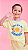 CONJUNTO SAIA LISTRADO YOU ARE MY - Imagem 3