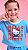 CONJUNTO SAIA LISTRADO HELLO KITTY - Imagem 3
