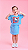 CONJUNTO SAIA LISTRADO HELLO KITTY - Imagem 1