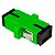 Aclopador Passante Emenda Fibra SC/APC (Verde) - Imagem 4