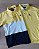 Kit 2 Polos masculina manga curta Yellow Brasil 1 polo listrada e 1 polo amarela - Imagem 2