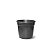 Vaso Plástico Preto Nutriplan Nº 7 - Imagem 1