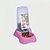 Comedouro Plast Pet Flex Gourmet Rosa G - Imagem 1