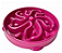 Comedouro Lento Cães Design Círculos Rosa Único - Imagem 1