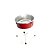 Comedouro Único Antiformiga NF Pet Vermelho 2,5 L - Imagem 1