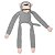 Pelúcia Macaco Limited Jambo Cinza Único - Imagem 1