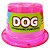 Comedouro Alto Lento Antiformiga 250 ml Glitter Cães - Rosa - Imagem 1