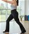 Calça Legging Feminina Flare Bailarina Preta - Imagem 1