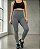 Calça Legging Cintura Alta Modeladora Sem Pezinho Cinza Mescla - Imagem 4