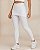 Calça Legging com Saia Embutida Tapa Bumbum Branca Sem Pezinho - Imagem 1