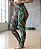 Legging Feminina Cintura Alta Modeladora Estampada com Pezinho - Imagem 1