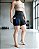 Short Feminino com Bolso Cintura Alta Modeladora Preto e Azul Marinho - Imagem 2