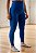 Calça Legging Cintura Alta Modeladora Sem Pezinho Azul Royal - Imagem 1