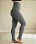 Calça Legging Feminina Cintura Alta Modeladora Cinza com Pezinho - Imagem 5