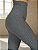Calça Legging Feminina Cintura Alta Modeladora Cinza com Pezinho - Imagem 3