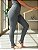 Calça Legging Feminina Cintura Alta Modeladora Cinza com Pezinho - Imagem 1