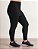 Calça Legging Saia Embutida Preta Sem Pezinho - Imagem 1