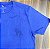 Camiseta Acostamento Básica Lobo Grande - Cor Azul Zafira - Imagem 2