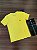 Camiseta Básica Acostamento Gola V -  Cor Amarelo  120502003 - Imagem 1