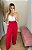 Calça pantalona com cinto em alfaiataria - Imagem 2