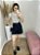 Muscletee listrada branco com preto - Imagem 2