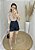 Camisa feminina alongada bege - Imagem 3