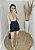 Camisa feminina alongada bege - Imagem 2