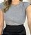 Muscle tee importada com ombreira super macia cinza - Imagem 1