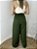 Calça pantalona com cinto alfaiataria verde musgo - Imagem 2