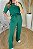 Conjunto moletinho calça e blusa verde - Imagem 2
