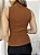 Blusa modelo garrafinha em tricot caramelo - Imagem 3