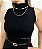 Blusa garrafinha em tricot preta - Imagem 1
