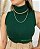 Blusa em tricot gola - Imagem 5