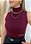 Blusa gola em tricot modelo garrafinha - Imagem 4