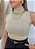 Blusa gola em tricot modelo garrafinha - Imagem 3