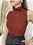Blusa gola em tricot modelo garrafinha - Imagem 9