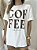 Camiseta oversized coffee Off - Imagem 1