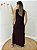 Vestido Moletinho Básico Midi Café - Imagem 3