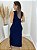 Vestido Moletinho Básico Midi Marinho - Imagem 2