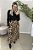 Saia cetim midi animal print - Imagem 1