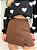 Shorts saia alfaiataria chocolate - Imagem 1