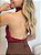Blusa Feminina Halter Neck em Poliamida Light marsala - Imagem 2
