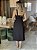 Vestido Mídi com Recorte Preto - Imagem 4