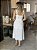 Vestido Mídi com Recorte Branco - Imagem 2
