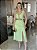 Vestido Mídi com Recorte Verde - Imagem 1
