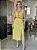 Vestido Mídi com Recorte Amarelo - Imagem 1