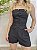 Conjunto short e top alfaiataria preto - Imagem 1