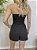 Conjunto short e top alfaiataria preto - Imagem 3